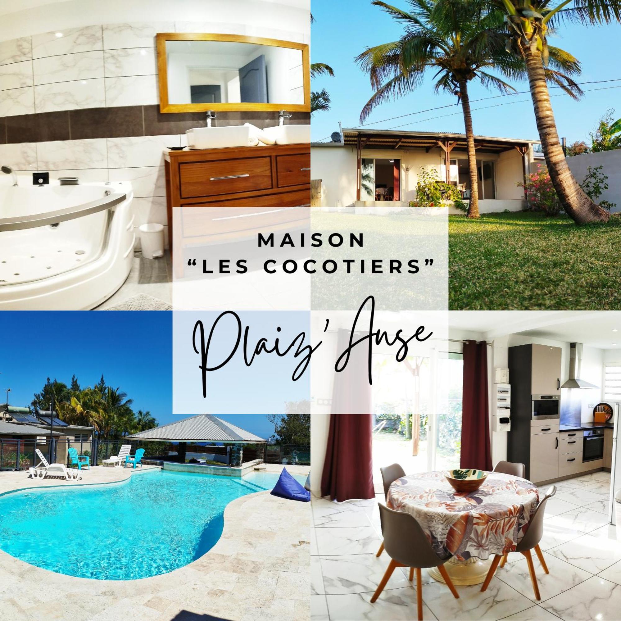 Maison Les Cocotiers De Plaiz'Anse Петіт-Іль Екстер'єр фото